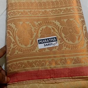 Maratha Silk Saree 💛