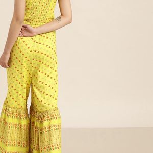 Multicolour Festive Jumpsuit From Sangria