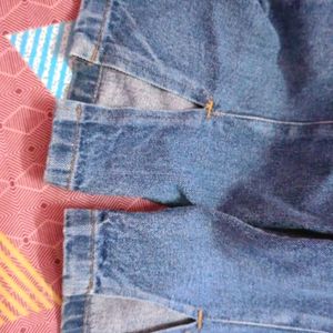 Washed Blue Denim Jeans