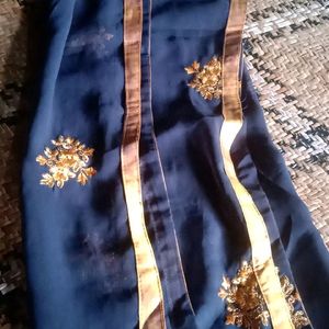 Gown For Girls Or Women With Beautiful Dupatta