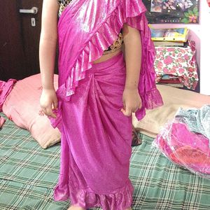 Baby Girl Saree With Blouse