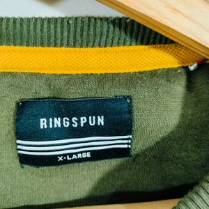 Olive Green Casual Sweatshirt (Men's)