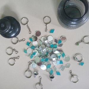 Mirror,key Rings For Artwork