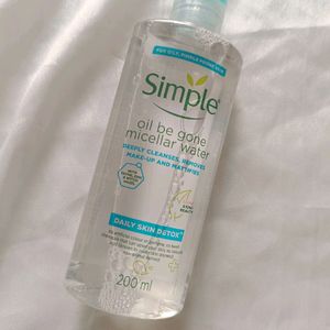 Simple Oil Be Gone Micellar Water