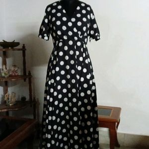 Polka Dot Imported Dress