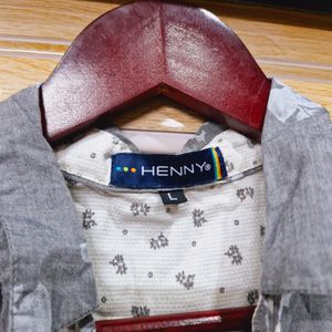 Henny Grey Casual Shirt (Women's)