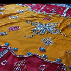 Handwork Rajputana Saree