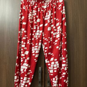 Red Harem Pants