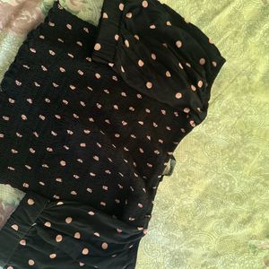 ONLY polka dots cropped top