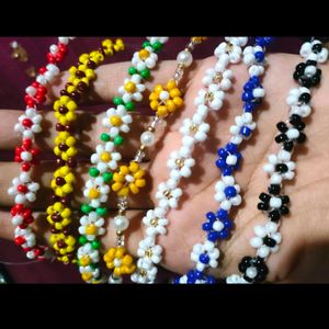 Flower Beads Bracelet