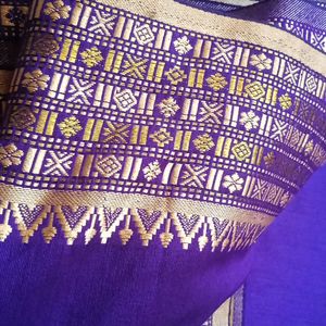 Saree of Enchanting Purple Rhapsod