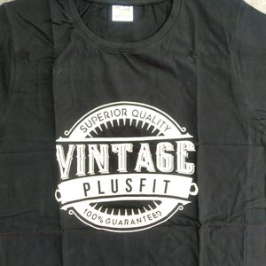 Brand New Black Printed T-shirt