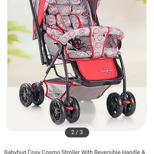 Babyhug Cosy Cosmo Stroller - Red