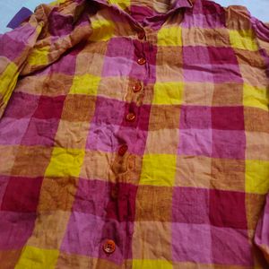 Checked Women Shirt