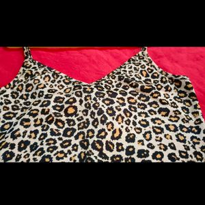 Leopard Crop Top