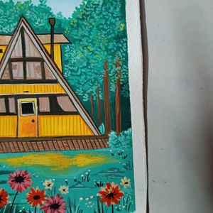 Cottage Painting (Sheet)