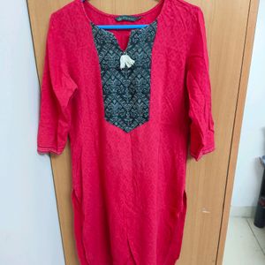 Avaasa Pink Kurti