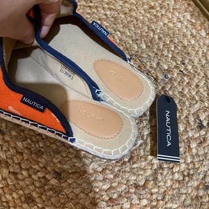 Nuatica Orange Flats Loafer