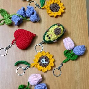 Crochet Phone Charms And Keychain