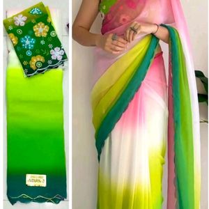 Rainbow 🌈 Sarees Available