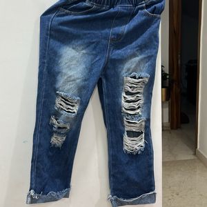 Kookie Kids Branded Riled Jeans For Kid