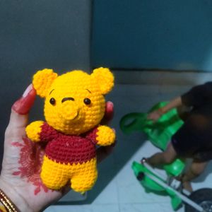 Pooh Car Charm Or Keychain