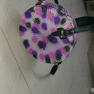 Slingbag Round Shape Mix Shade Colour