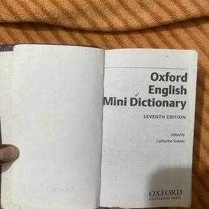 Oxford Mini Dictionary