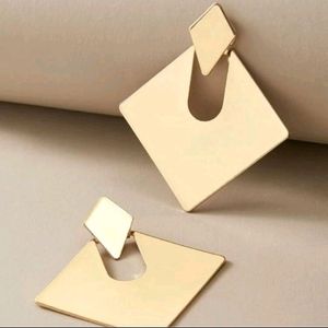 🆕💗 Aesthetic Rhombus Drop Earrings