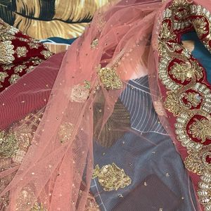 Red Designer Bridal Lehenga