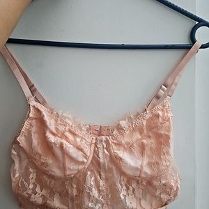 Peach Bralette Top