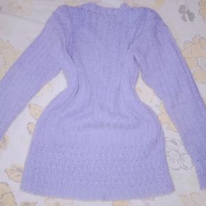 Lavender  Wollen Sweater(Hand Made) ♾️