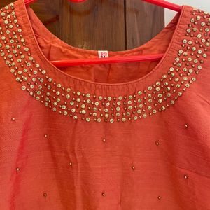 Handworked Kurta And Dupatta Combo