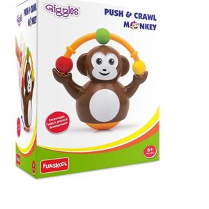 Push N Crawl monkey Toy