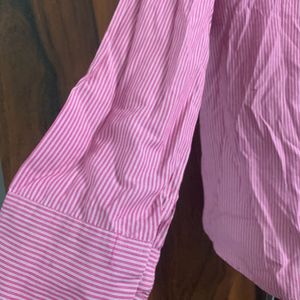 Pink Striped Shirt