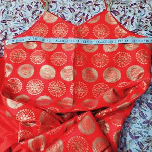 Diwali Dhmaka🎉🎊l🥰 Red Colour 3ps Suit Set