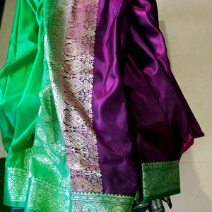 Cotton Silk Plain Saree