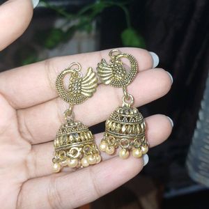 Golden Bronze Jhumki