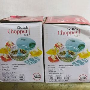 Fruit Vegetable Chopper & Blender Pack Of 2