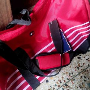 Tommy Hilfiger Red Duffle Gym Bag