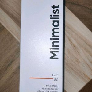 Minimalist Sunscreen SPF 50