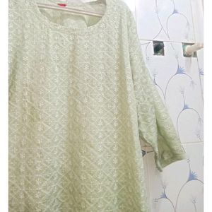 Pista Lucknowi Kurta