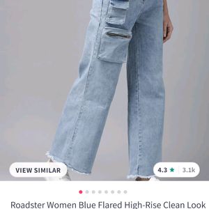 Blue Flaired Jeans