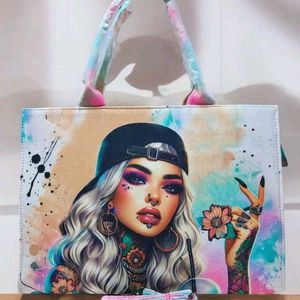 PREMIUM QUALITY DOLL PRINT TOTE BAG