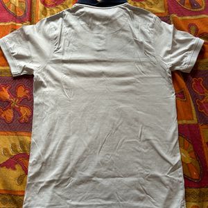 white polo collar tshirt