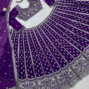 Purple Lehenga Choli Set