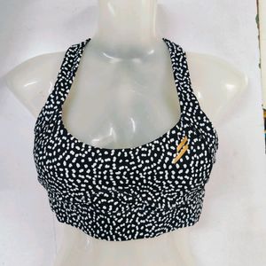 DoYouEven Excel Crop Sports Bra Speckle M