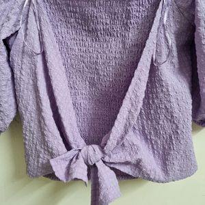 Lavender Crop Top