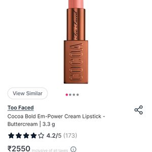 Too Faced Em Power Cream Lipstick