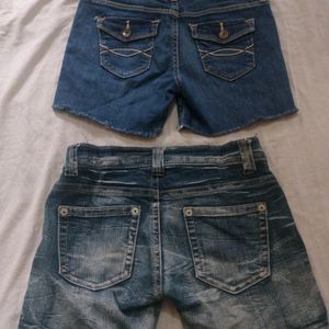 Denim Shorts Combo